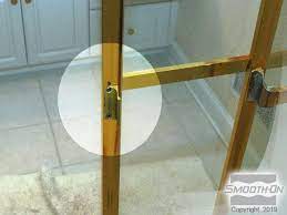 Replacing A Brass Shower Door Handle At