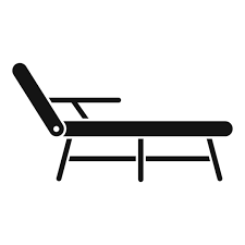 Premium Vector Deck Chair Icon Simple