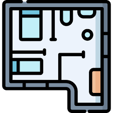 House Plan Special Lineal Color Icon
