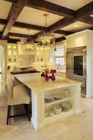 rustic wood ceiling beams