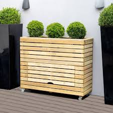 Forest Linear Wooden Planter With