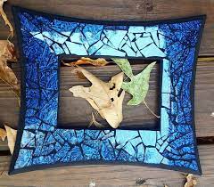 Cobalt Blue Van Gogh Stained Glass