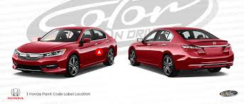 Find My Honda Color Code Color N Drive