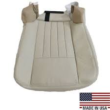 Bottom Leather Seat Cover Tan Beige