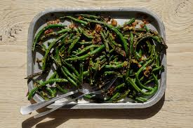 skillet charred green beans recipe