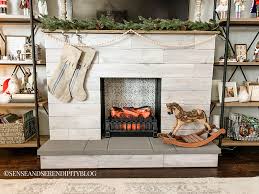 Diy Farmhouse Faux Fireplace Sense