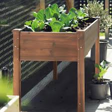 Wood Raised Garden Bed