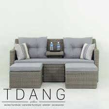 Vietnam Wicker Loveseat