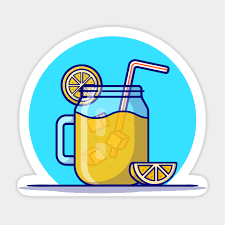 Orange Juice Cartoon Vector Icon