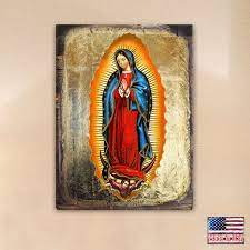 Religious Icon Wall Art Reclaimed Wood