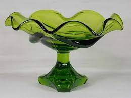 Viking Art Glass Avocado Green Epic