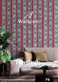 Wallicon Stylish Pink Fl Wall Decor