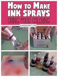 Own Ink Sprays For Art Journals