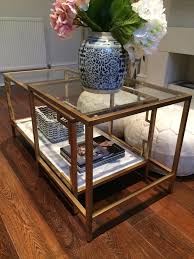 Gold And Faux Marble Coffee Table Ikea