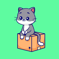 Premium Vector Cute Cat Sitting On