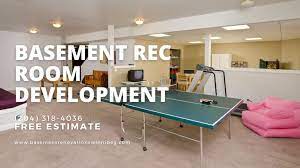 Basement Rec Room Finishing Services In