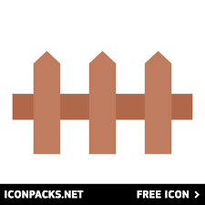 Free Brown Garden Fence Svg Png Icon
