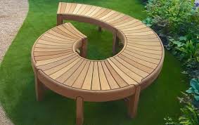 Spiral Bench Outdoor Garden