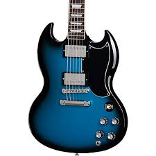 Gibson Sg Standard 61 Electric Guitar Pelham Blue Burst