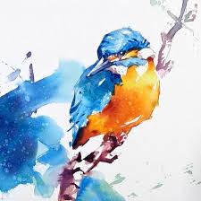 Watercolour Kingfisher Tutorial Ken