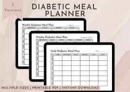 Diabetes Meal Planner Printable