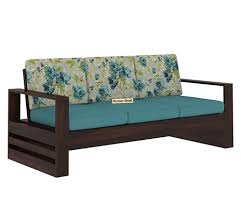 Buy Winster 3 Seater Wooden Sofa