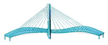 curved cable stayed bridge