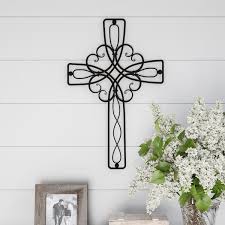 Lavish Home Metal Wall Cross With