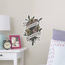 Choose Kindness Bouquet Removable Wall