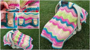 Baby Car Seat Cover Free Crochet