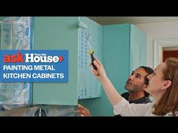 How To Paint Metal Cabinets Ask This