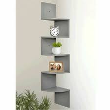 5 Tier Wooden Zig Zag Unit Floating