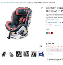 Baby Slouching On Chicco Next Fit Car