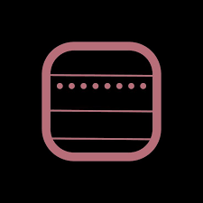 Black And Rose Gold App Icon For Notes