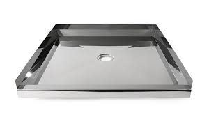 Shower Tray Exposed Stainless