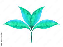 Green Blue Color Of Chakra Symbol