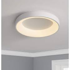23 6 In 1 Light Simply Circle Flush Mount Led Ceiling Lamp Fixture Light Hollow Design Ceiling Lighting