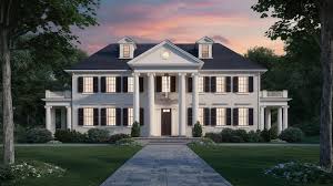 Elegant Colonial House Premium Ai