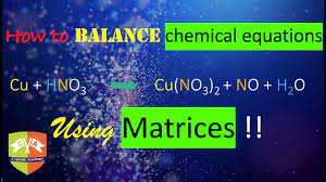 Balancing Chemical Equation Using