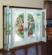 Door Wall Sticker Stained Glass Window