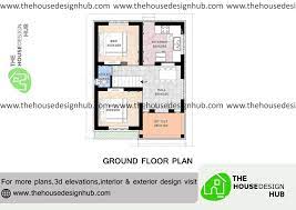 Two Bhk Home Design Under 600 Sq Ft