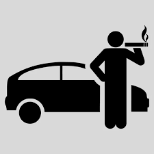 Smoking Taxi Driver Icon From Business