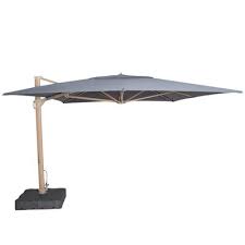 Cantilever Parasol With Warm Led Lights