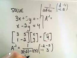 Linear Equations Using Inverses