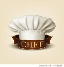 3d Realistic White Chef Hat