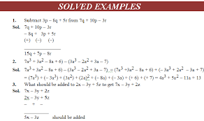 Subtraction Class 7 Maths Physics W