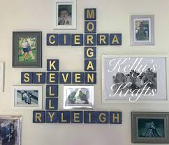 Personalised Large Scrabble Wall Art