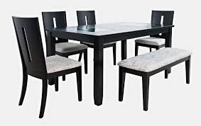 Urban Icon Black Ext Dining Table 6pc
