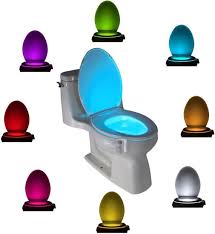 Toilet Night Light Motion Activated Led