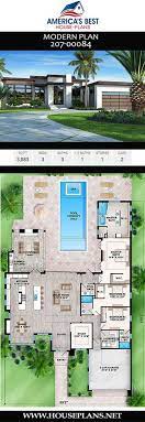 House Plan 207 00084 Modern Plan 3